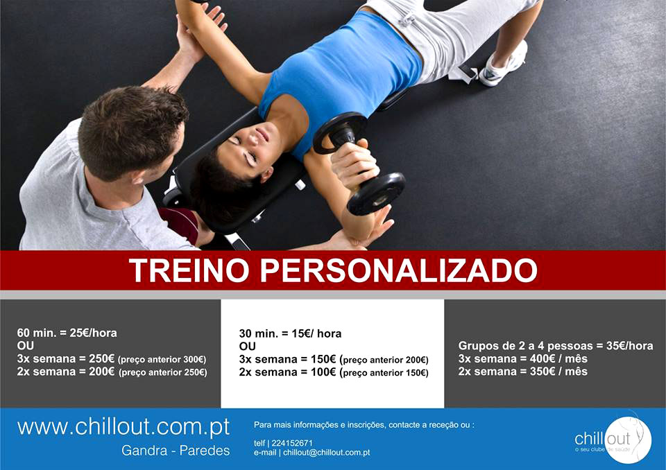 Personal Training | ChillOut, o seu clube de saúde